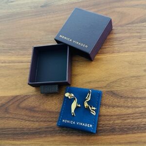 Monica Vinader Large Stud Earrings